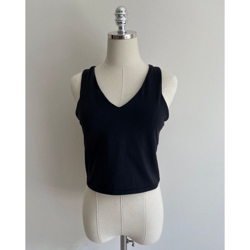 ALO Yoga Women's Airbrush Real Bra Tank - Black - Size XL